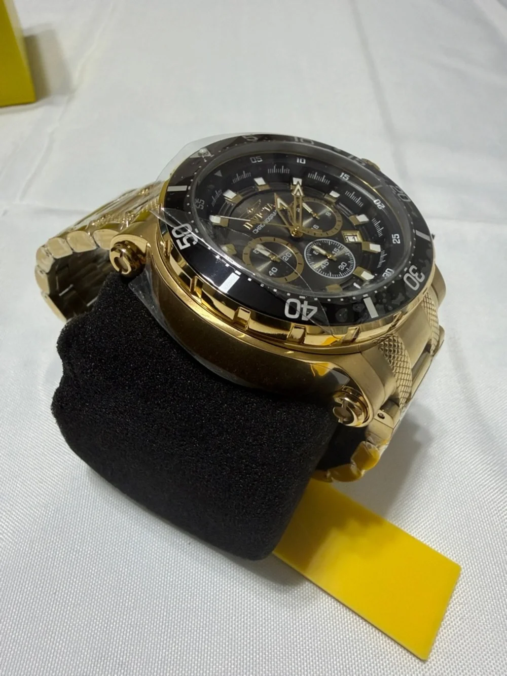 Invicta Coalition Forces Nighthawk Watch with Black Dial and Black Bezel